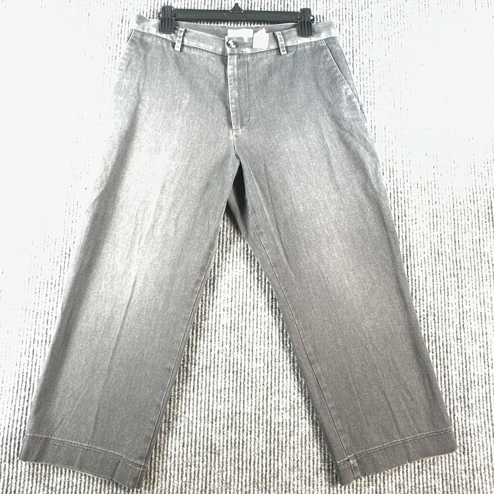 Dockers Classic Fit Mens Gray Chino Pants Straight Leg Casual Trousers 34x23